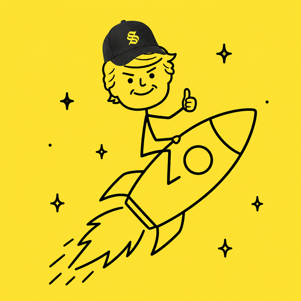 TrumpBen on a rocket